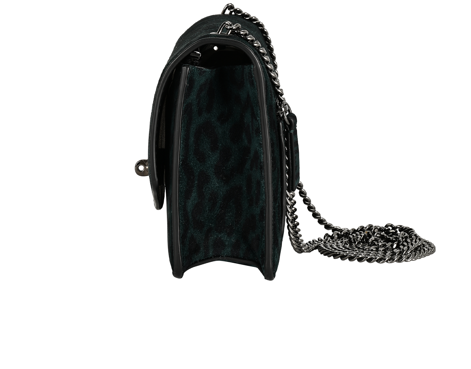 Small Darley, &pound;495, Handbags, Green, Leather/Suede, Bottom view